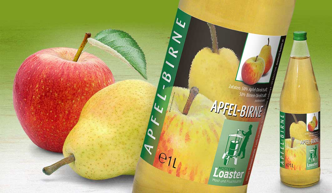 Loaster Apfel-Birnen Fruchtsaft