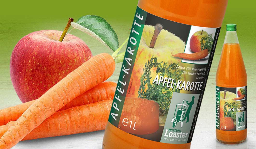 Loaster Apfel-Karotten Fruchtsaft